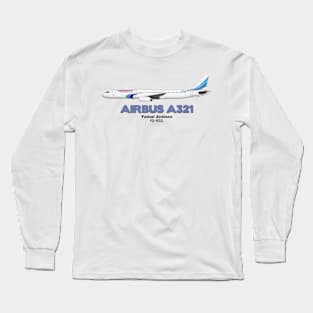 Airbus A321 - Yamal Airlines Long Sleeve T-Shirt